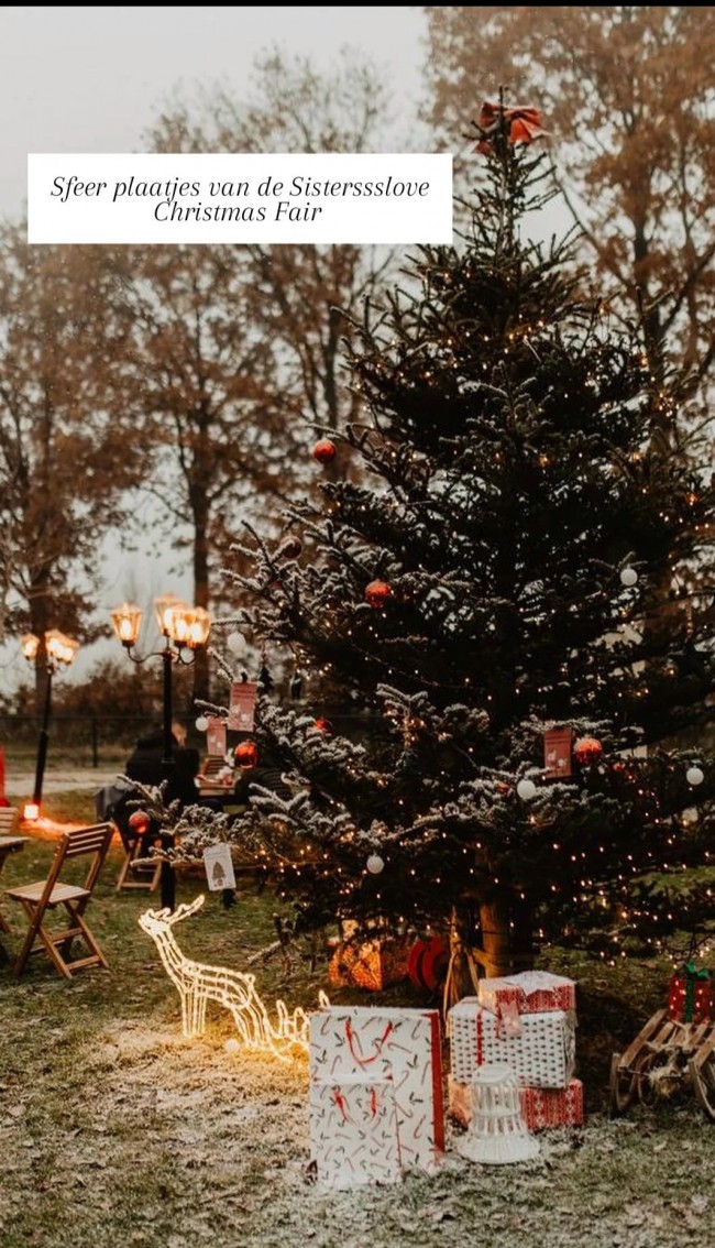 Sisterssslove christmas kerstmarkt Veessen kerstboom